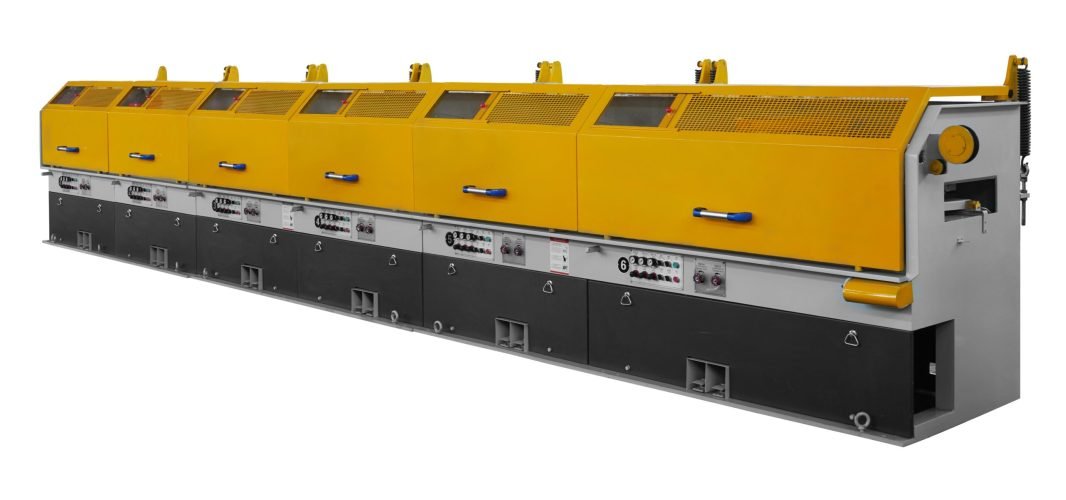 Straight line wire drawing machine