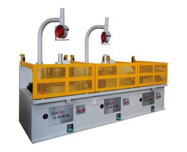 Pulley type wire drawing machine