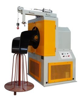 Trunk type wire take-up machine